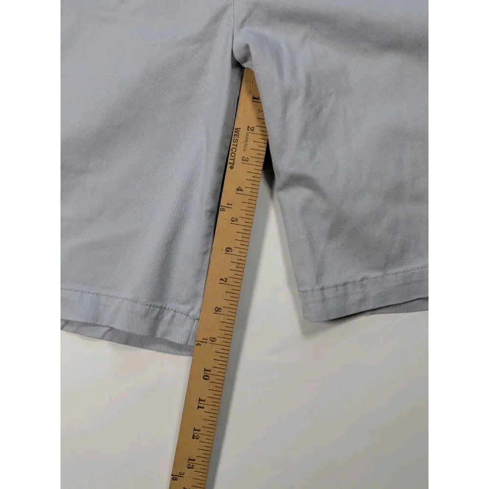 IZOD - Men's Saltwater Stretch Chino Shorts - White Color - Size 30 x 9.5